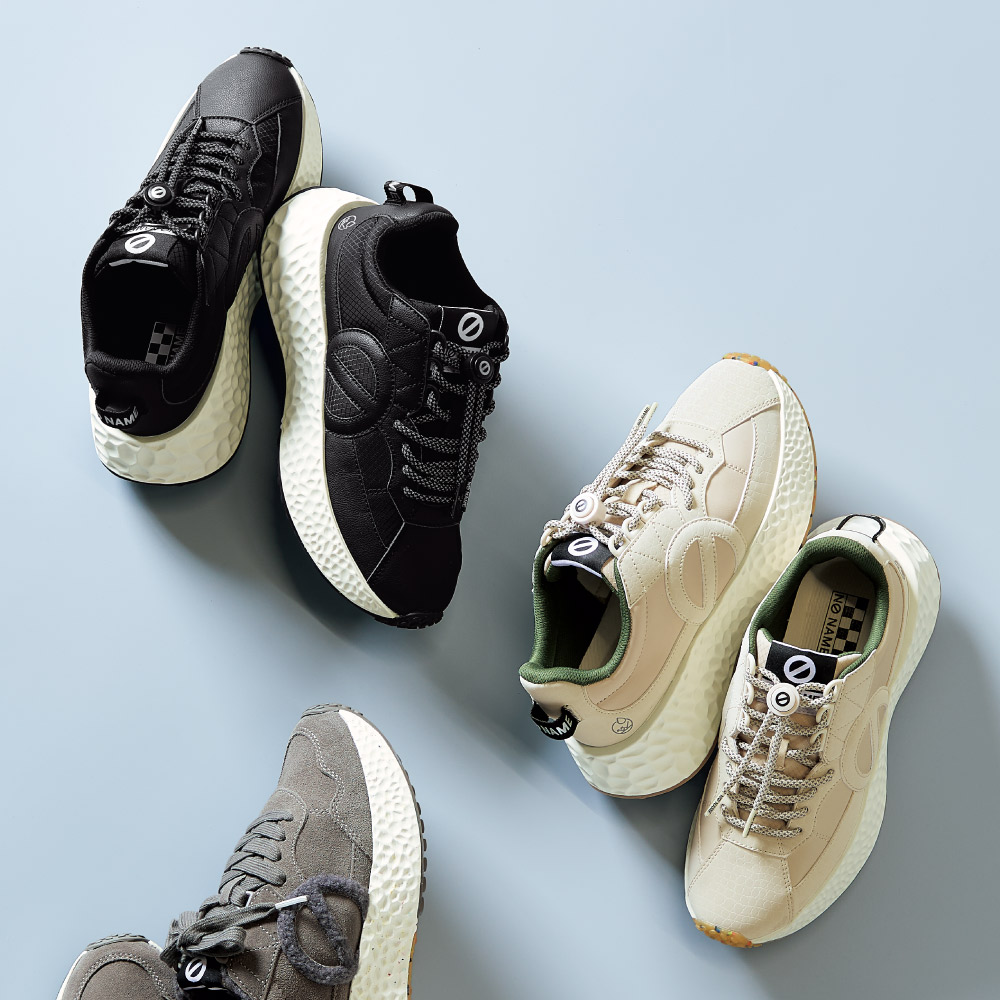 ノーネーム NO NAME オリーブ スニーカー シューズ NO NAME／ノーネーム ボリュームソールスニーカー 通販 - ディノス