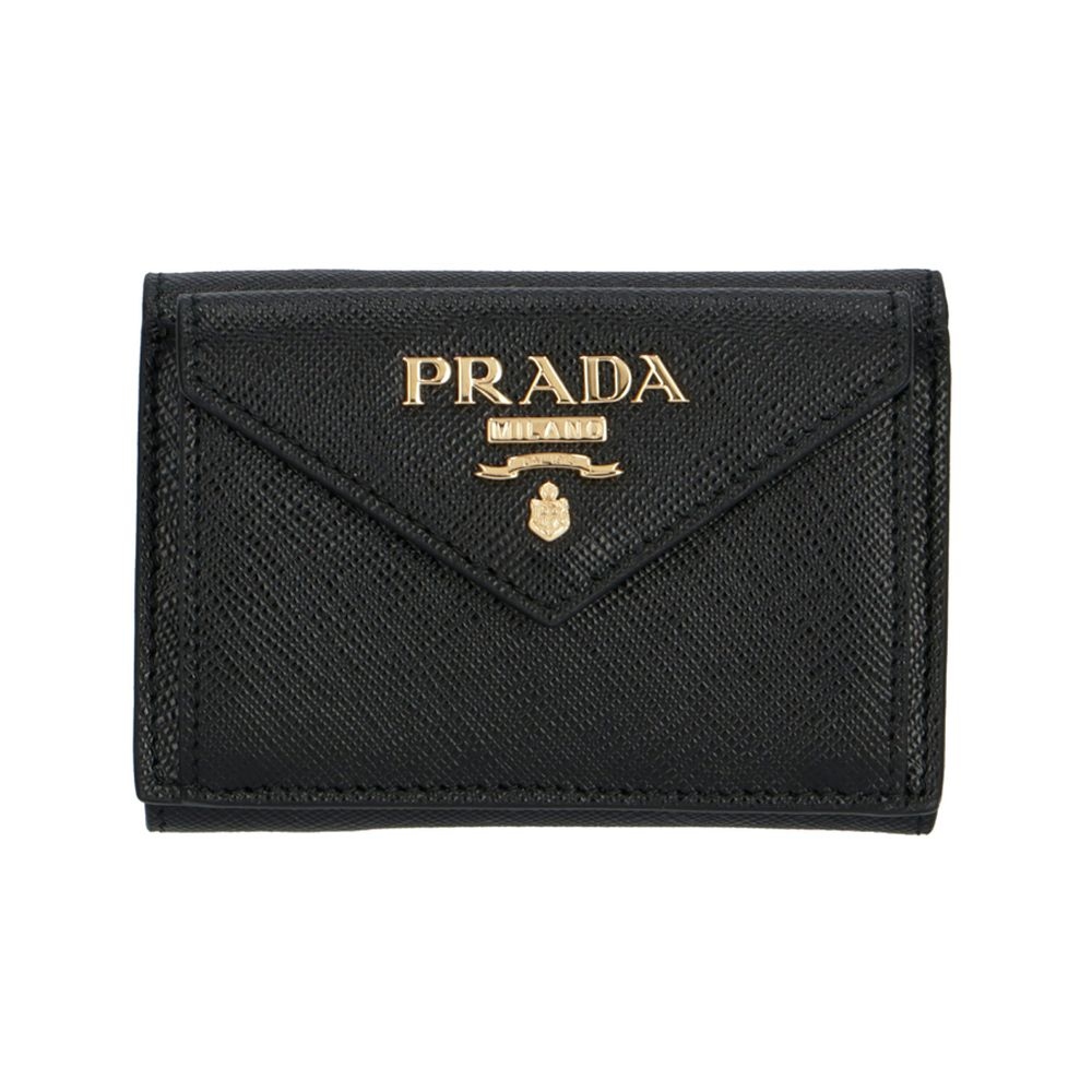 PRADA プラダ ロゴプレート 長財布 サフィアーノレザー 革 箱、カード