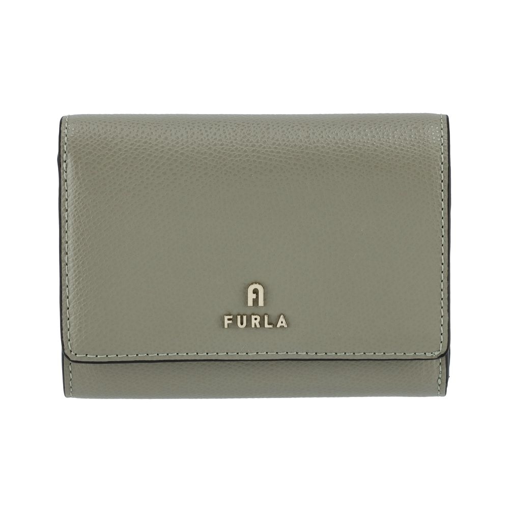 新品☆FURLA フルラ グレー グレージュ レザー キーケース