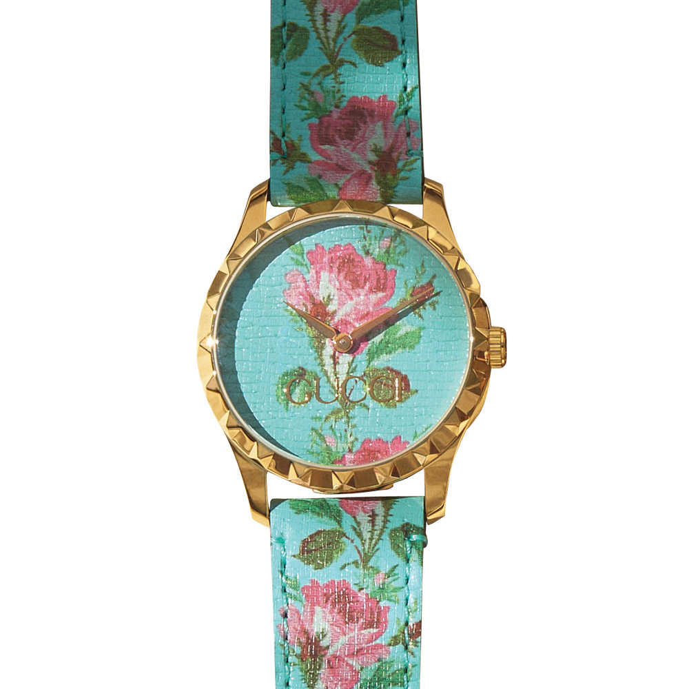 GUCCI/グッチ Gタイムレス フローラル(アクアマリン) 通販