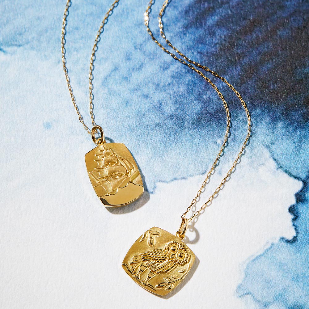 K10 コイン風ペンダント 通販 - ディノス