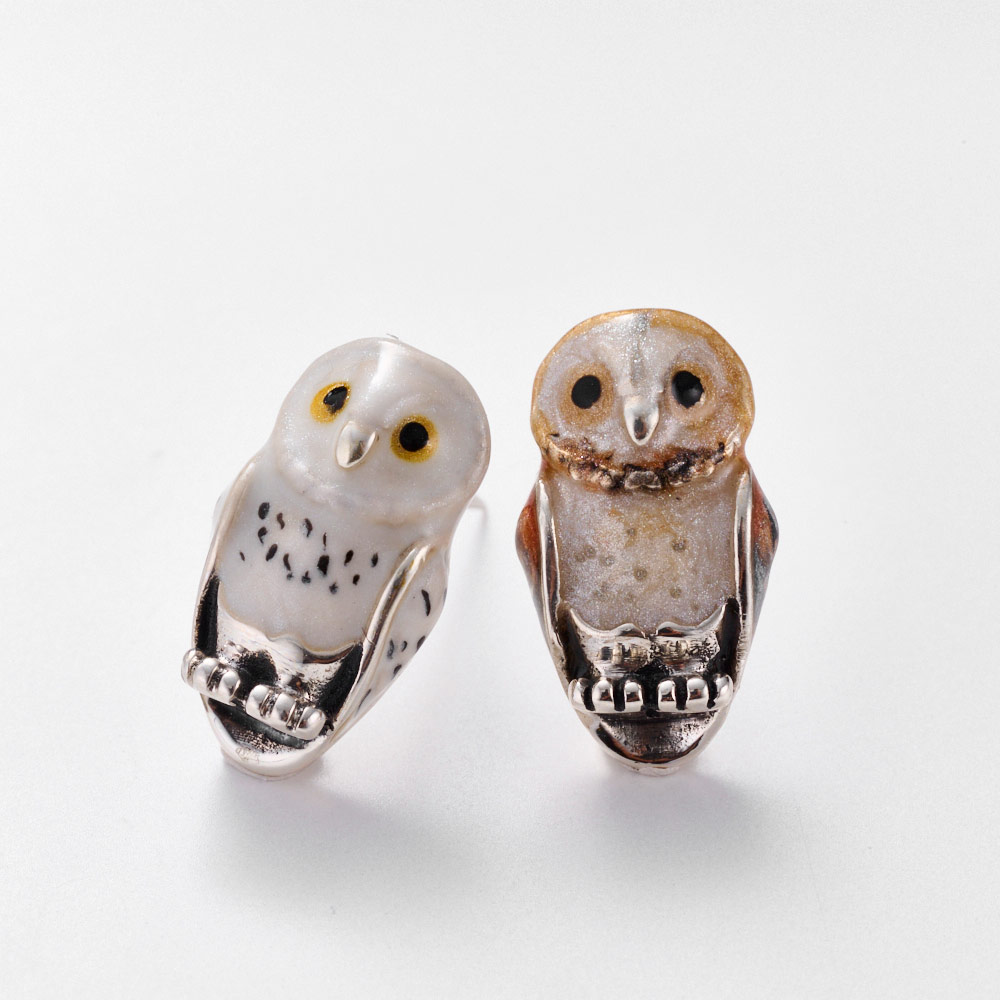 ジ*ン様 Christian Dior ブローチ フクロウモチーフ 現状品 ヴィ Dior