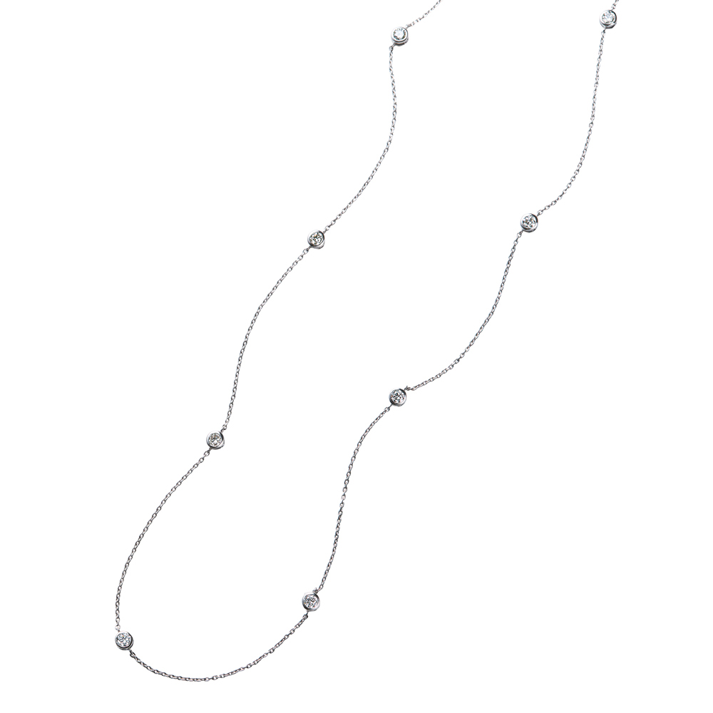 PTダイヤモンドステーションネックレス 60cm