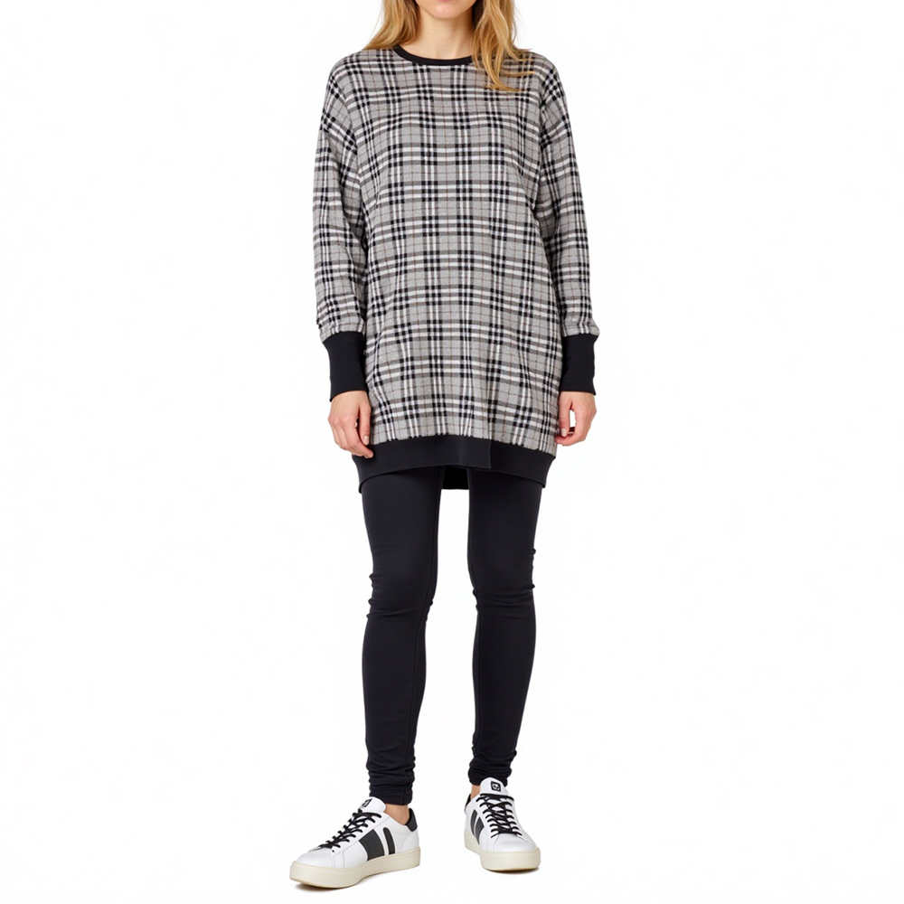 チェック ジャカード ニットワンピース 通販 - ディノス