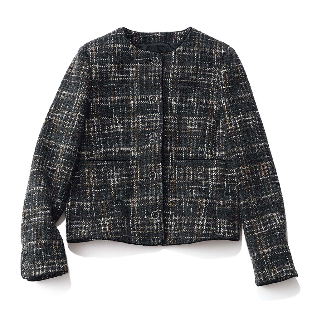 イタリア素材 ファンシーツイード ジャケット 通販 - ディノス