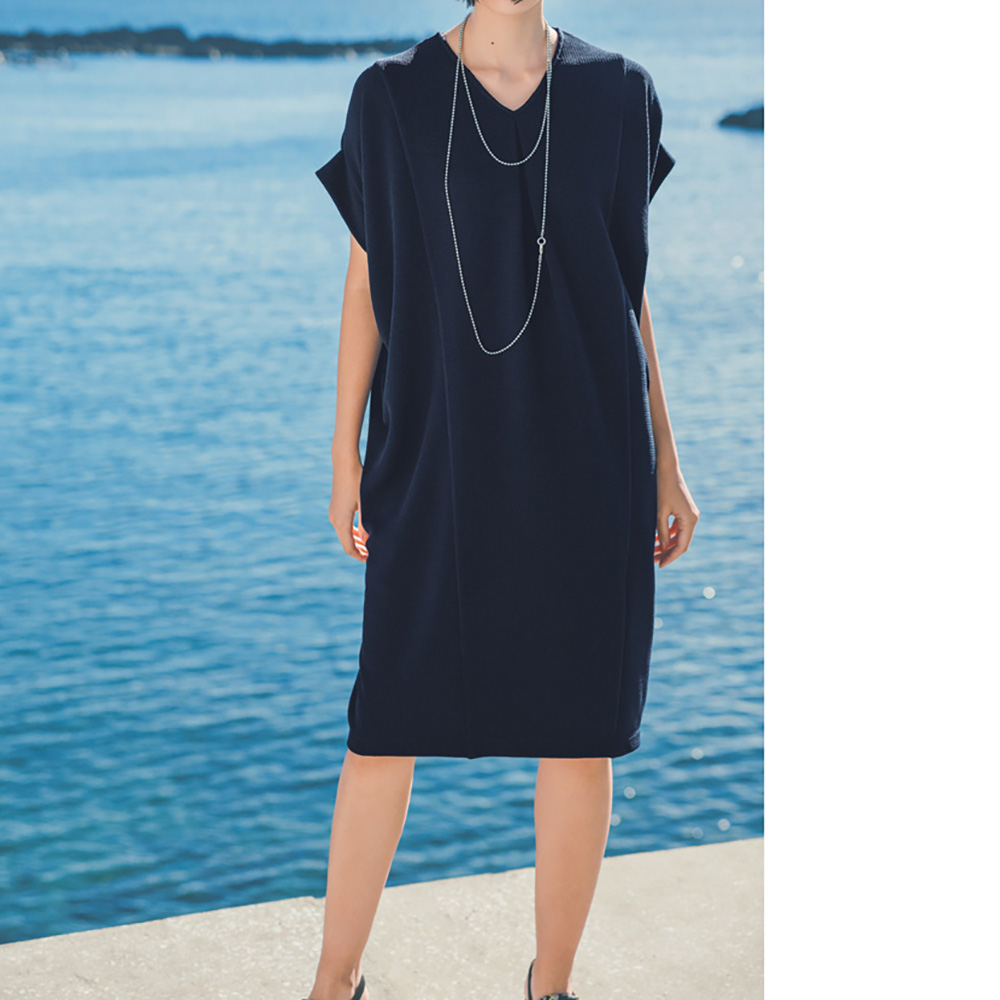 24SS 美品 【hLM】 レーヨンジャージーワンピース コクーン ジャージコクーンワンピース ｜Du_Tango（デュ・タンゴ）公式通販