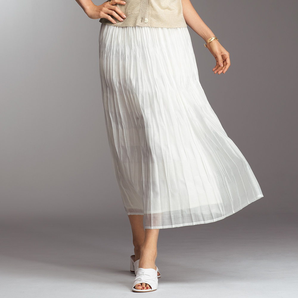 ボーダープリーツ フレアースカート スカート ファッション PC5106