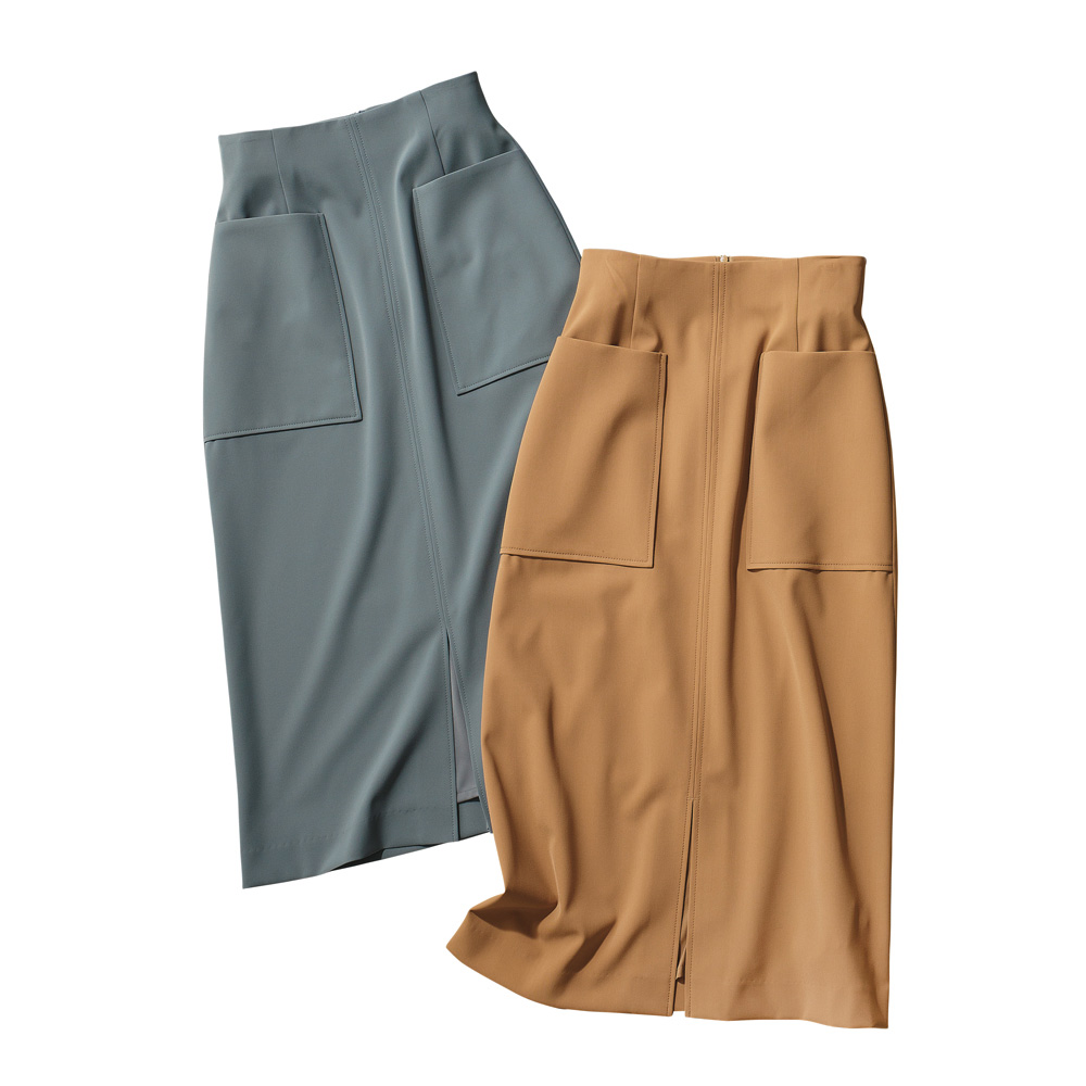 多機能素材 腰高 セミフレアスカート 機能性ウェア インナー 雑貨 PC6205