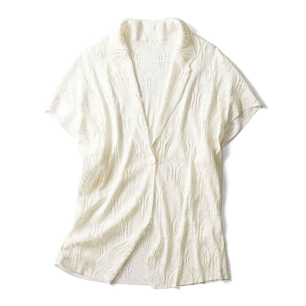 プリモーディアル(R) レース調カーディガン ニット セーター ファッション PC6568