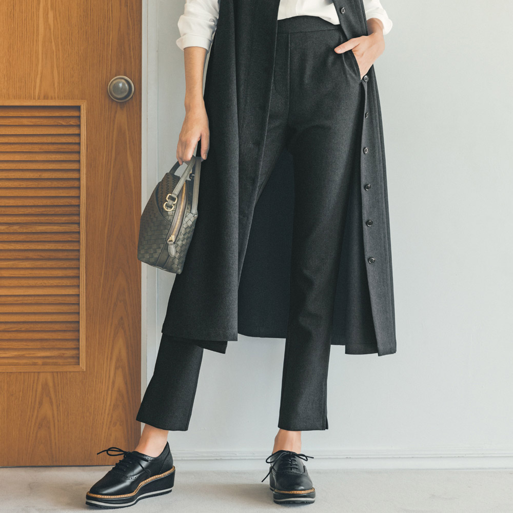 マシンウォッシャブル ツイル プルオンパンツ パンツ ファッション PC6551