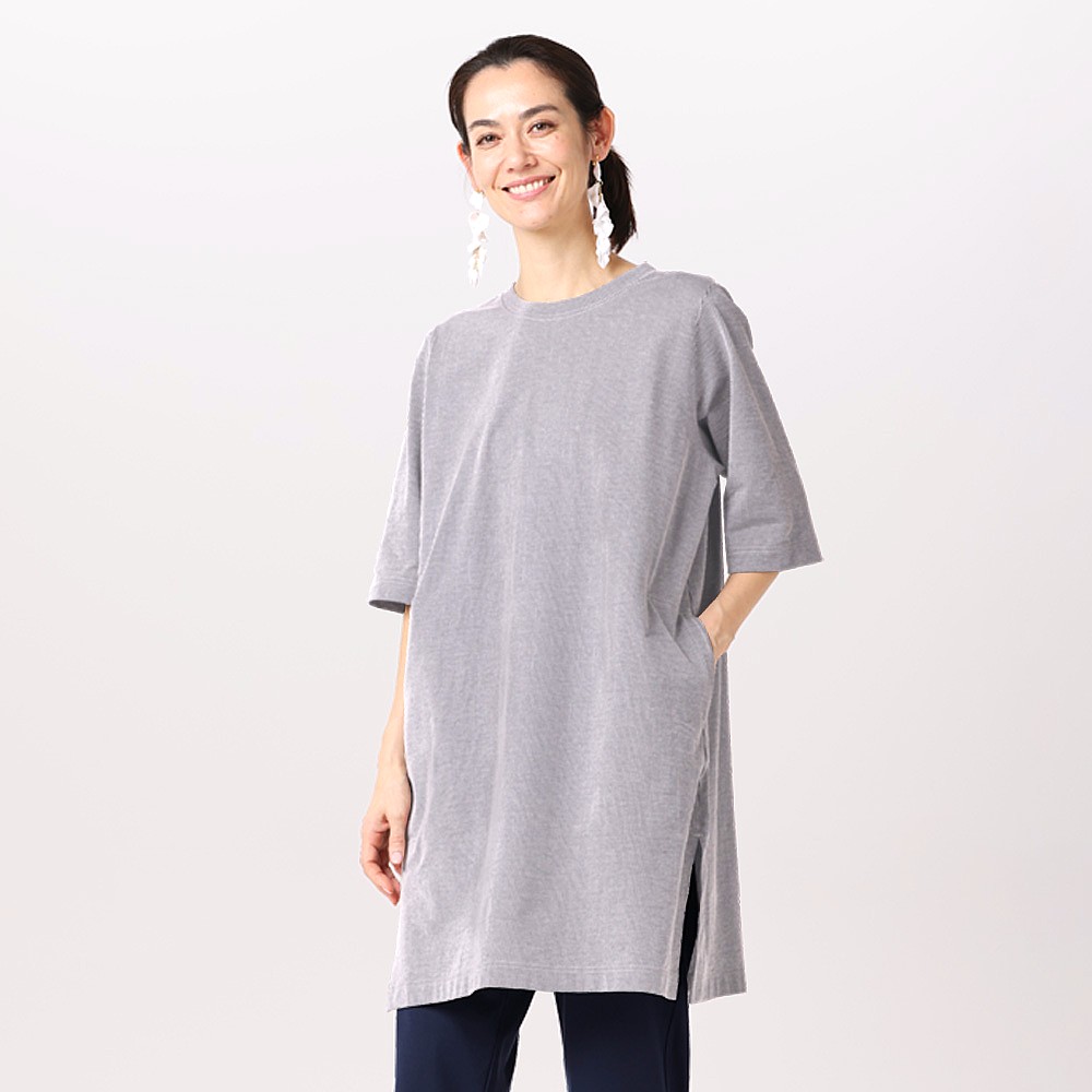 bx/ビーエクス ストライプ ジャージー チュニックTシャツ 通販 - ディノス