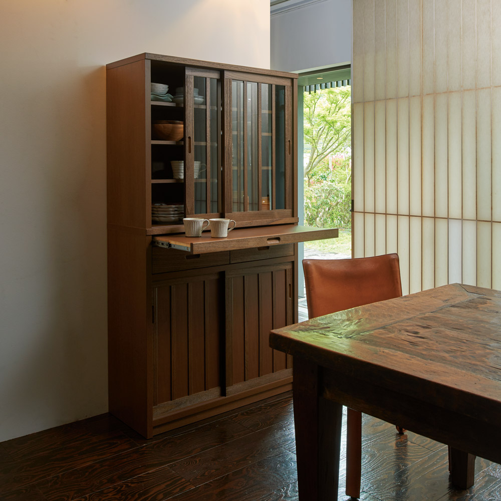 レンタル商品】日本製 桐天然木水屋シリーズ ダイニングボード・幅90cm
