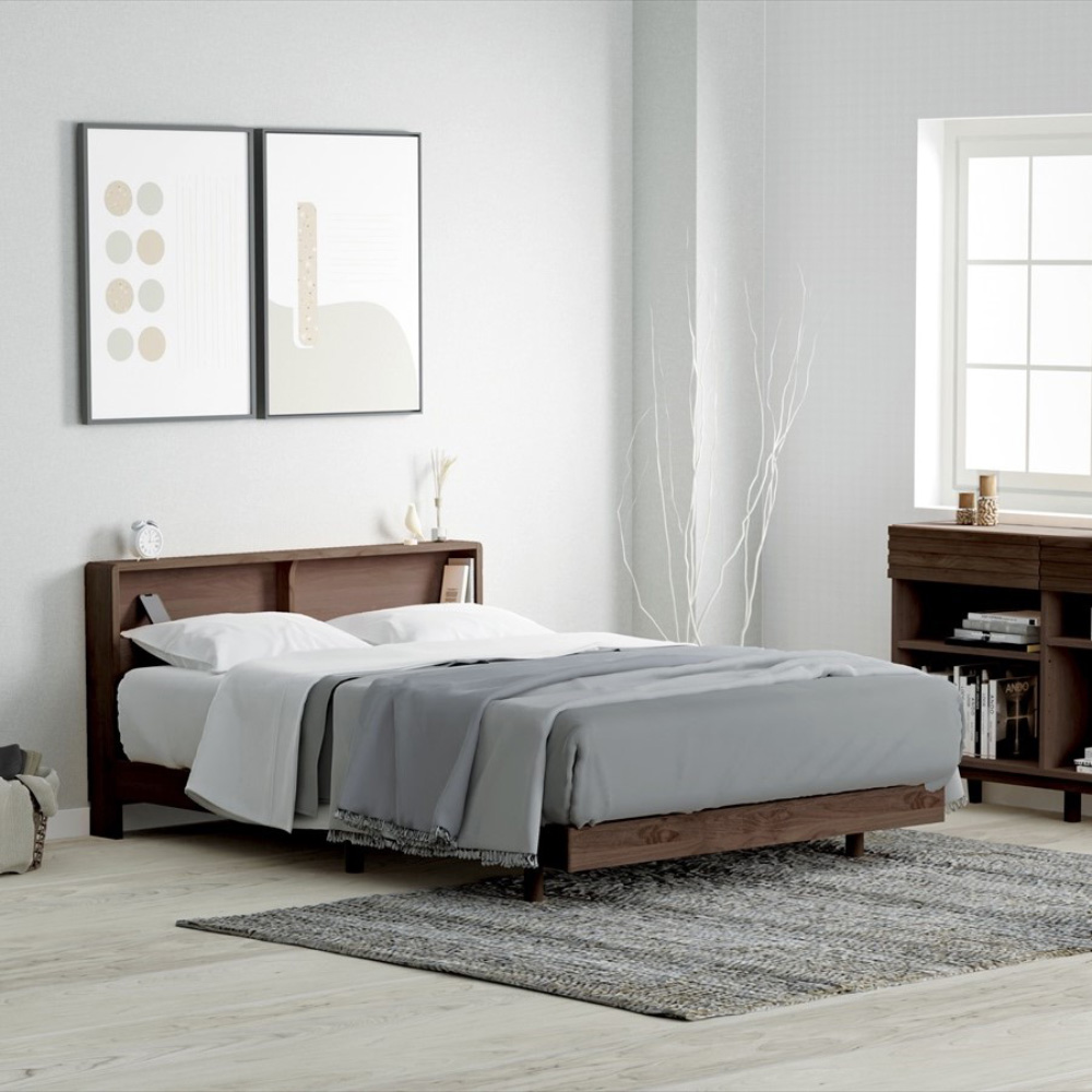 ダブルベッド 楽天市場】ベッド・ダブル・モダン・姫インテリア・輸入 H H X-BED