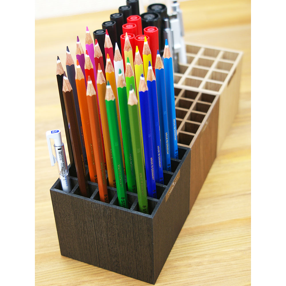 橋本達之助工芸 バスク ペンスタンド 25本収納 ペン立て 通販 ディノス