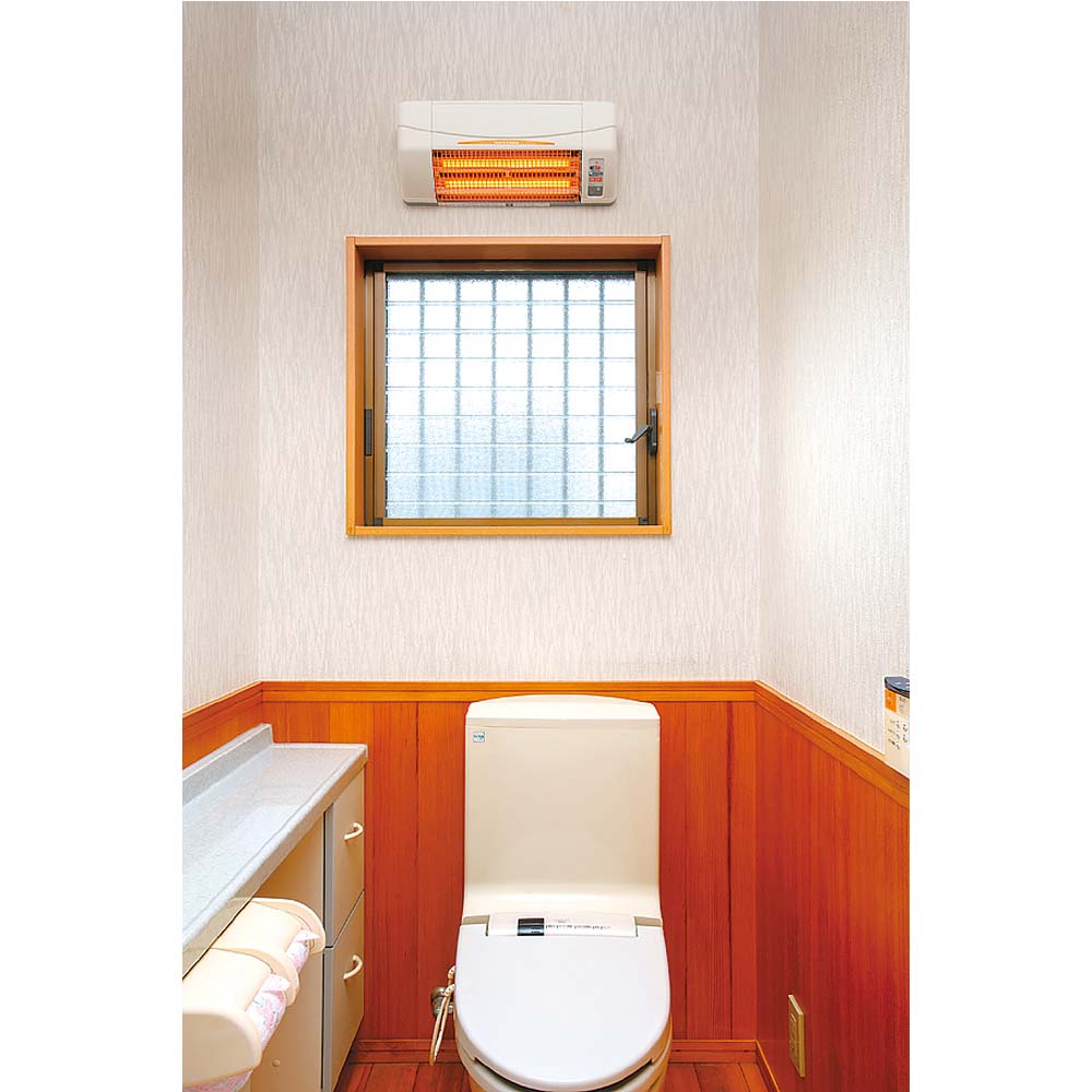 壁掛けコンパクト　洗面所-脱衣所向き　夏-涼風　冬-暖房　日本製　リモコン付き dショッピング |ヒーター 壁掛け 大風量セラミックヒーター 脱衣