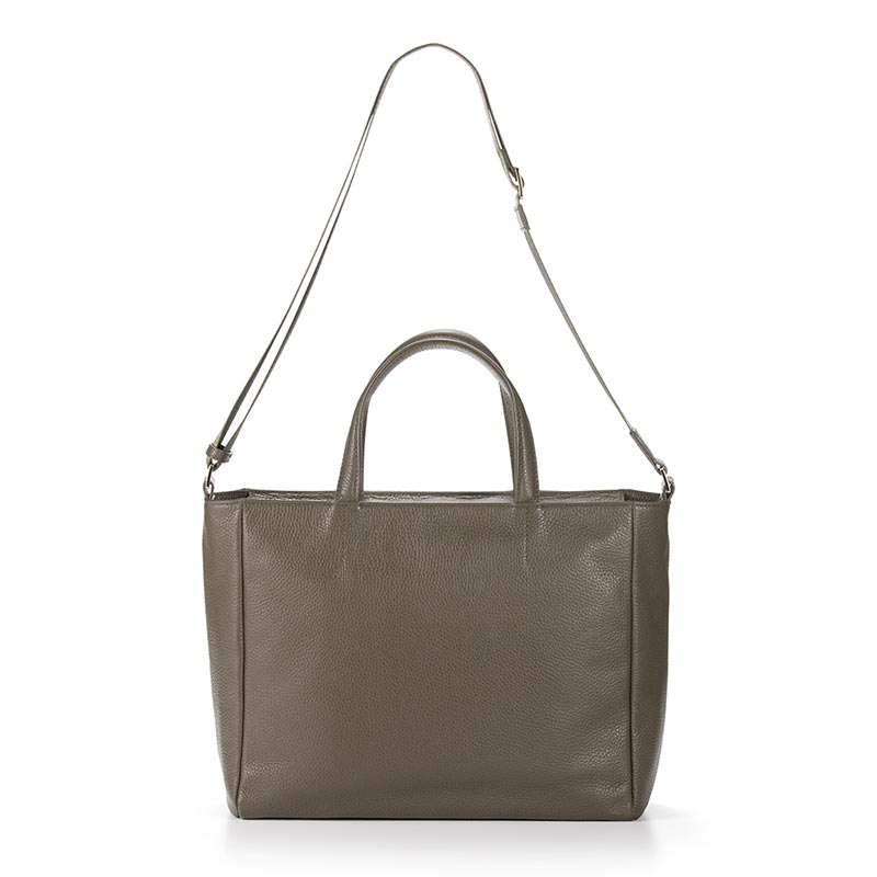 コジマジックプロデュース イタリアンレザートートバッグ レディース トートバッグ トート バック レザー 牛革 本柄 ショルダーストラップ バッグインバッグ ファスナー付き ポケット 収納 縦型収納 整理整頓 おしゃれ バッグ 婦人雑貨 AR2164