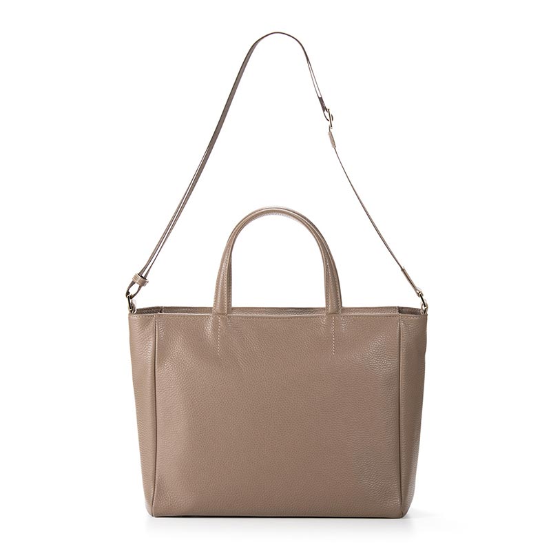 コジマジックプロデュース イタリアンレザートートバッグ レディース トートバッグ トート バック レザー 牛革 本柄 ショルダーストラップ バッグインバッグ ファスナー付き ポケット 収納 縦型収納 整理整頓 おしゃれ バッグ 婦人雑貨 AR2164