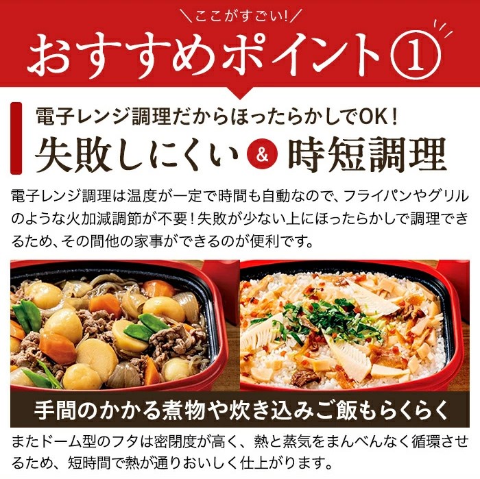 レンジメートプログランデ(赤) スクエア型 レンジメートPRO グランデ お得な2個セット ディノスANAmall店