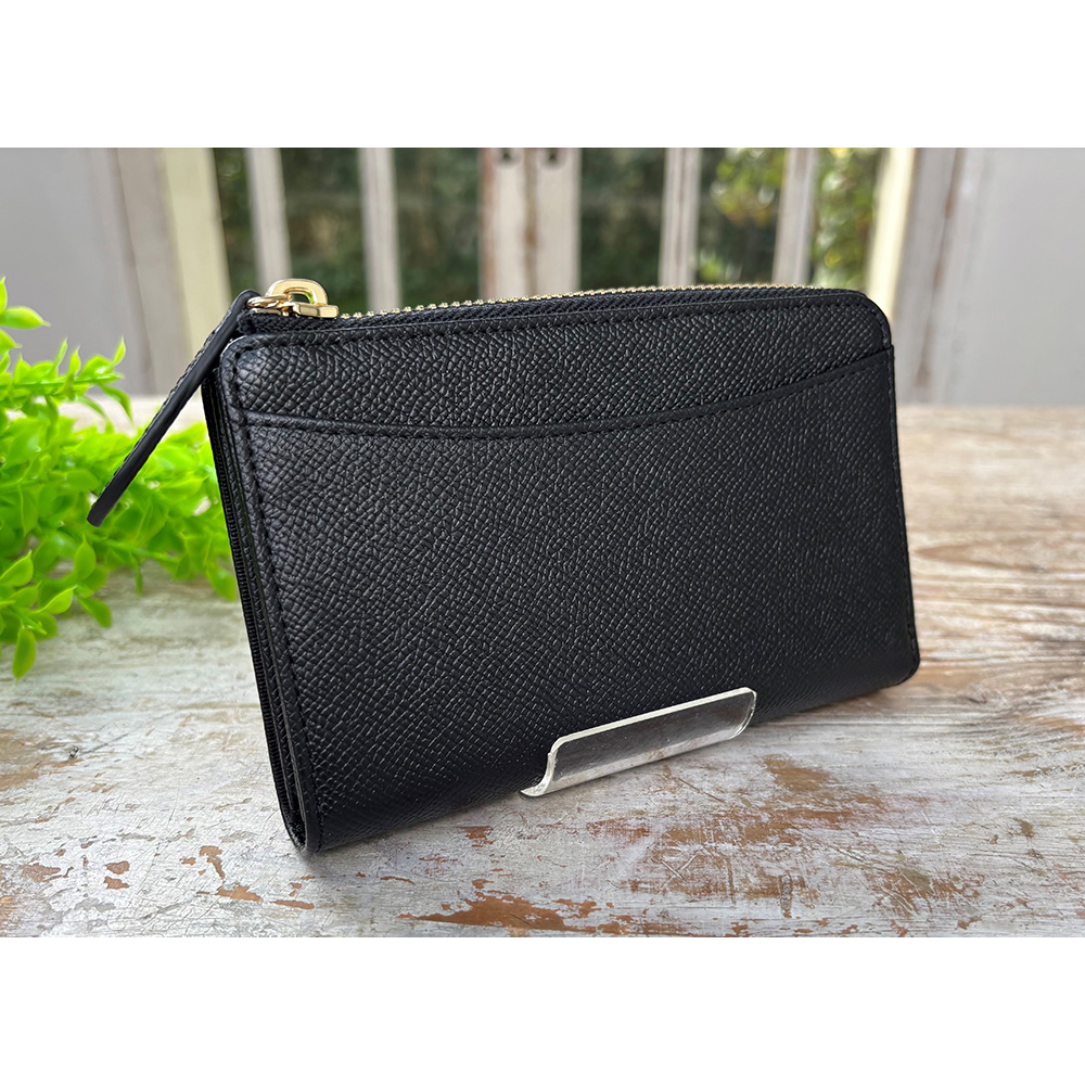 牛革ミドルウォレット 財布 レディース 長財布 小さめ 薄い コンパクト L字ファスナー L字 カード 入れ 多い 小銭入れ 革 シボ加工 シンプル 上品 おしゃれ 大人可愛い 婦人雑貨 AR2674