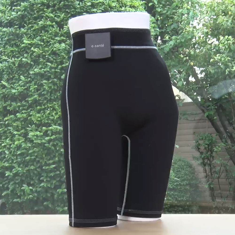 イーサンテ EMSトレーニングボトムス EMS トレーニングウェア スパッツ型 お腹 引き締め 骨盤 サポート 姿勢補整 下半身ケア お尻 内もも 体幹 筋トレ 宅トレ スパッツ パンツ 家庭用 レディース ユニセックス 男女兼用 スリミング器具 シェイプ AR2723