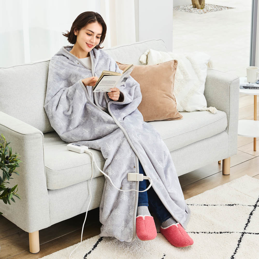 ガウンのように着られる 電気マルチブランケット ヒーター 暖房器具 家電 AR2816