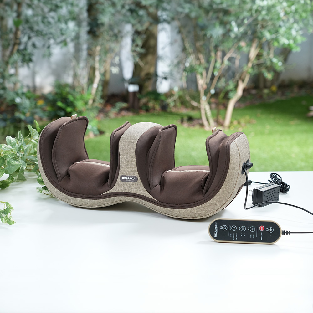 膝・脚マッサージャー ヒザラク ダブル 医療用具 健康 AR2987
