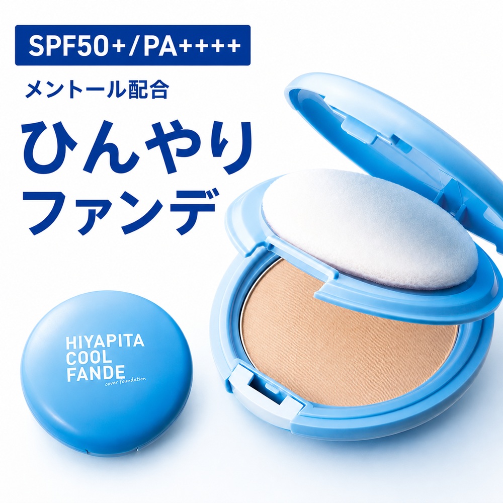 HIYAPITA クールファンデーション 12g UV対策コスメ 化粧品 UV 紫外線対策 YA3911