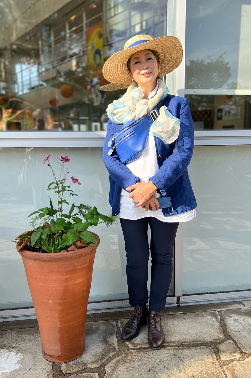 １０月の寄せ植え は.....@名古屋ブルーボネットガーデンにて - 吉谷