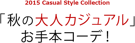 2015 Casual Style Collection uH̑lJWAv{R[fI