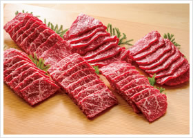 ブランド和牛6種　食べ比べ焼肉セット　（6種計600g）