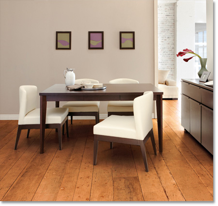 家具：ミニマルテイスト/床色：ブラウン