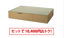 ヘリ無し3畳セット