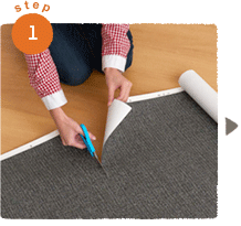 壁紙の貼り方:step1
