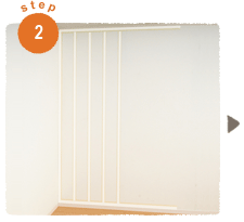 壁紙の貼り方:step2